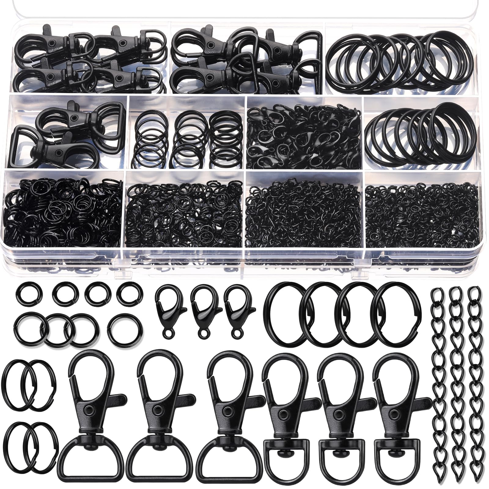 Amazon.com: Teenitor 524PCS Keychain Making Kit, Keychain Craft